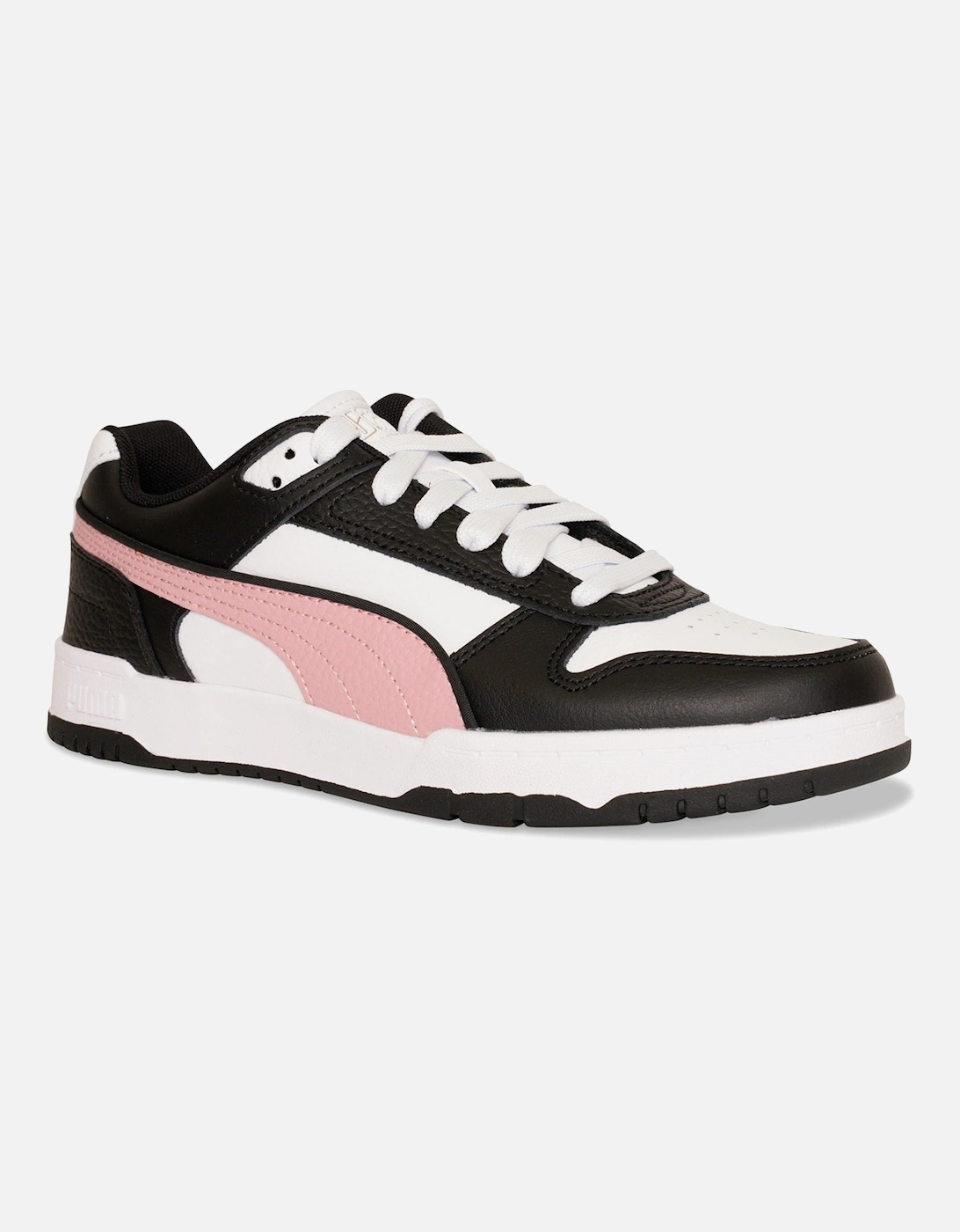 Womens RDB Game Low Trainers (White/Black/Pink), 4 of 3