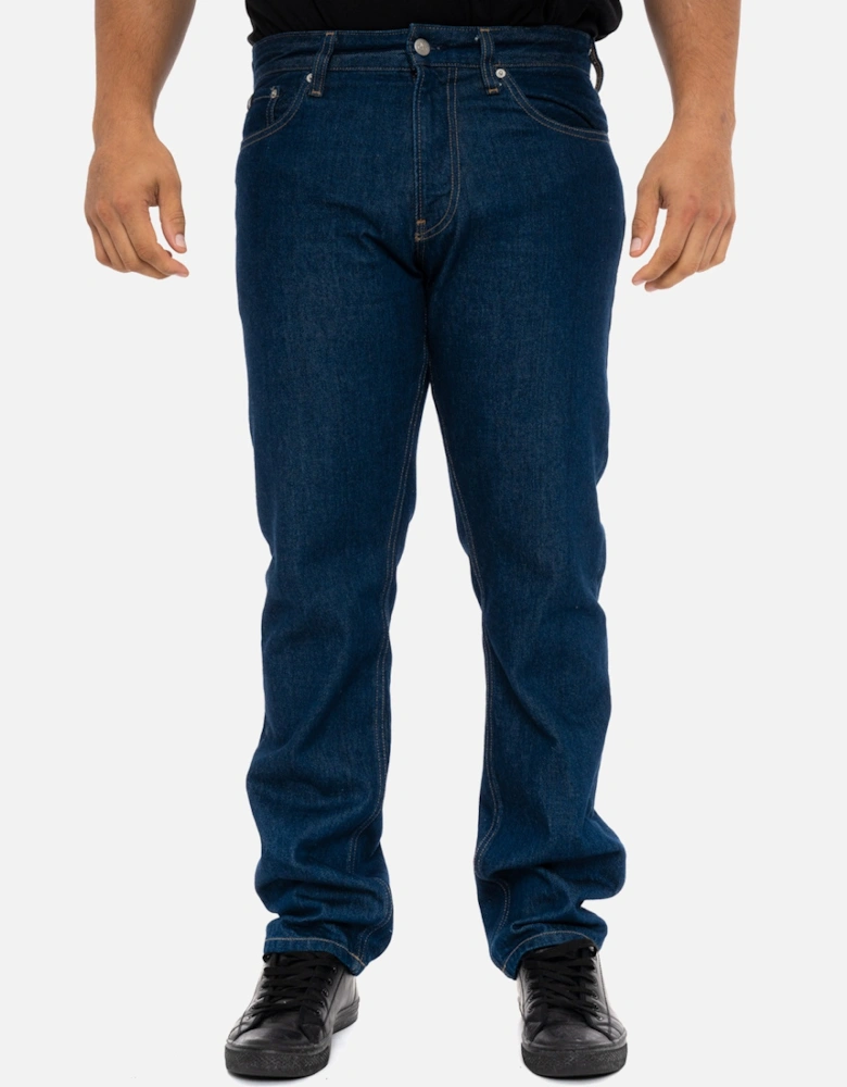 Mens Authentic Straight Jeans (Blue)