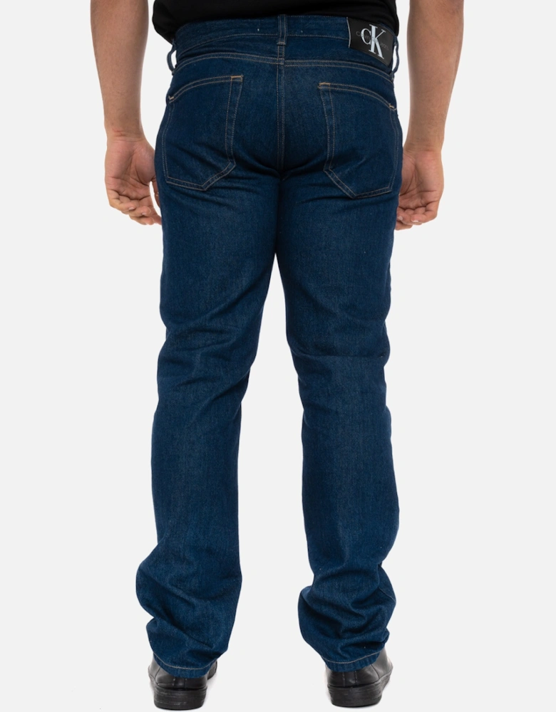 Mens Authentic Straight Jeans (Blue)