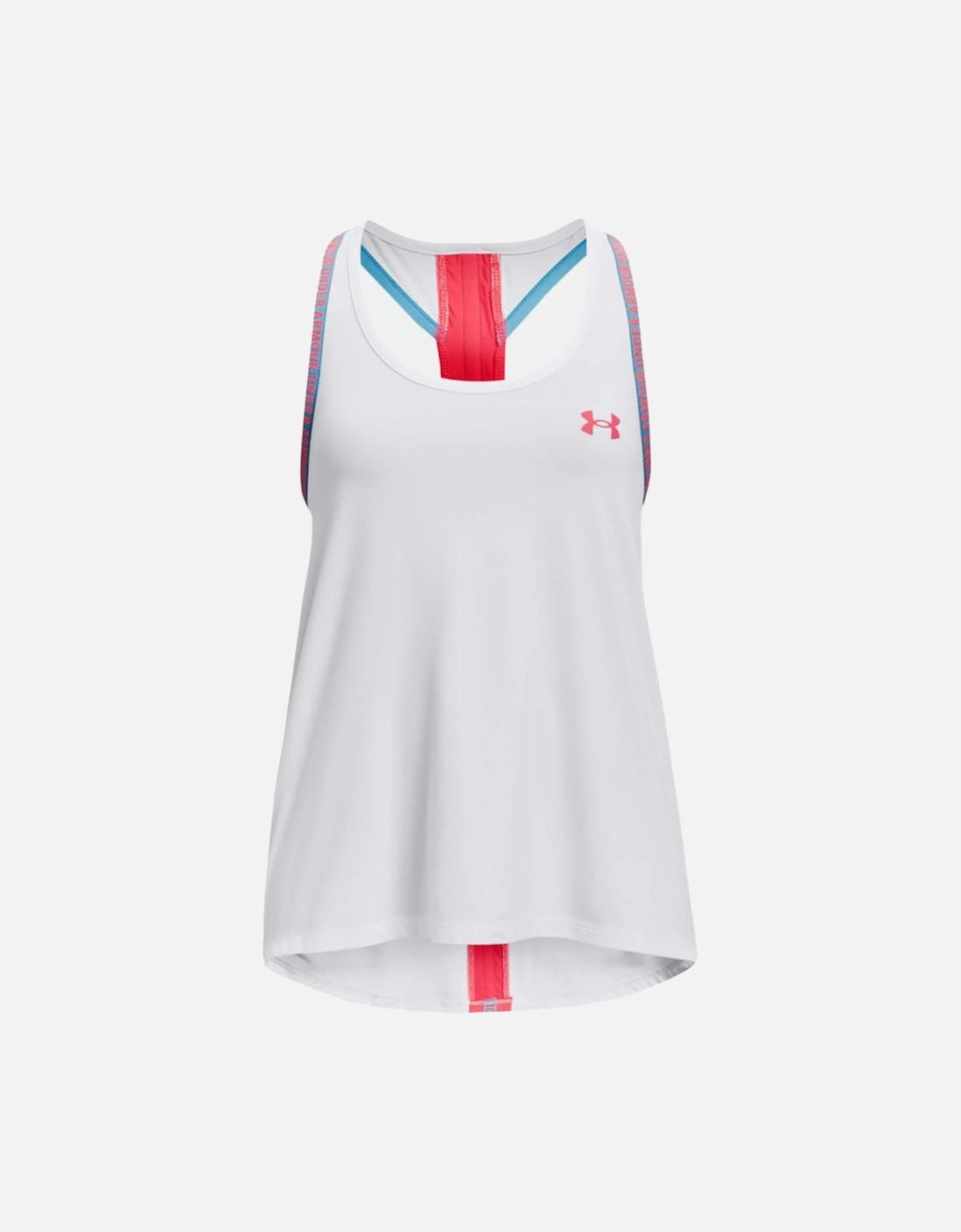 Youths Girls Knockout Tank Top (White), 3 of 2