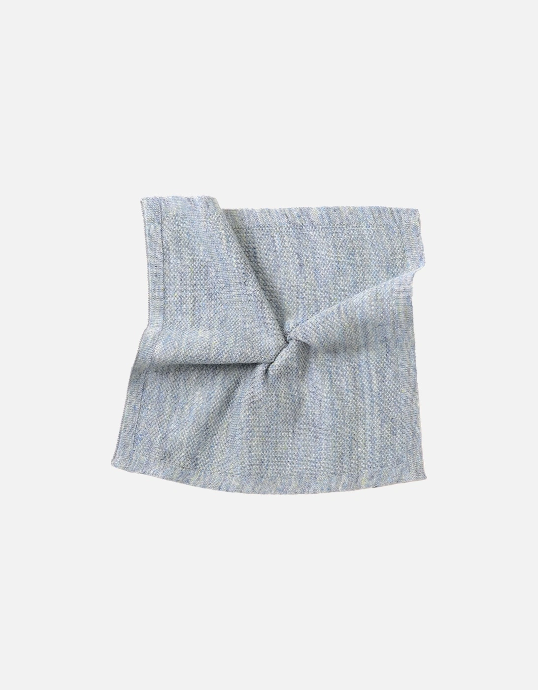 Mens Base Knitted Linen Handkerchief (Grey), 2 of 1