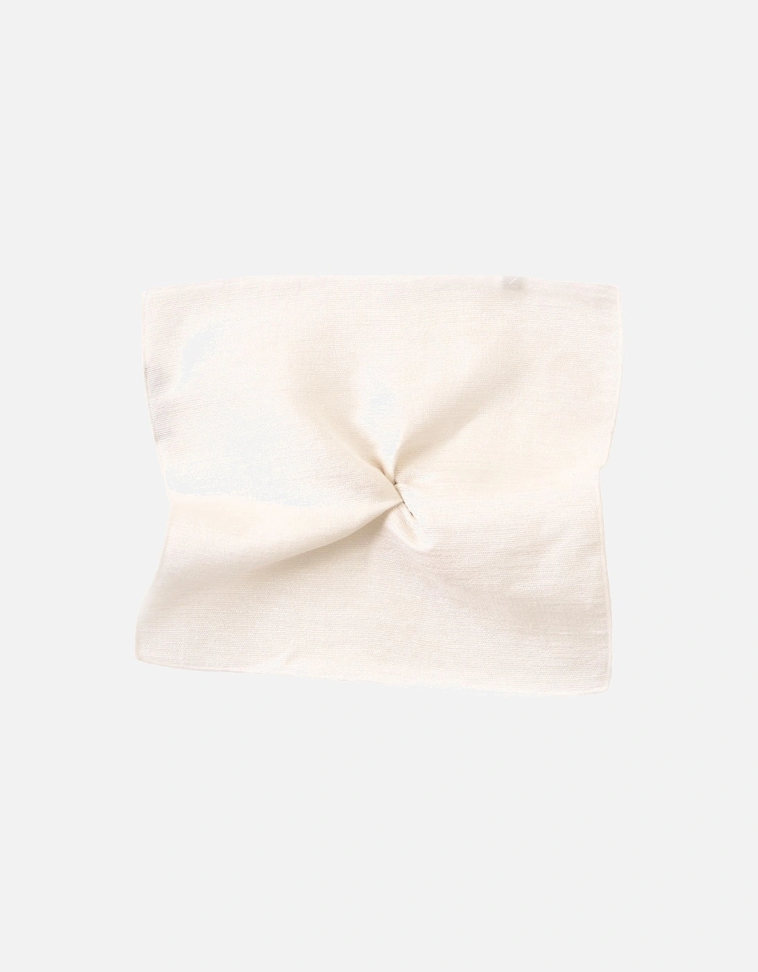 Mens Linen Handkerchief (Ivory), 2 of 1