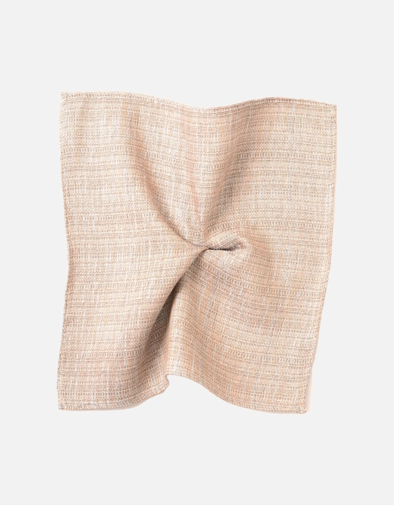 Mens Linen Handkerchief (Beige)