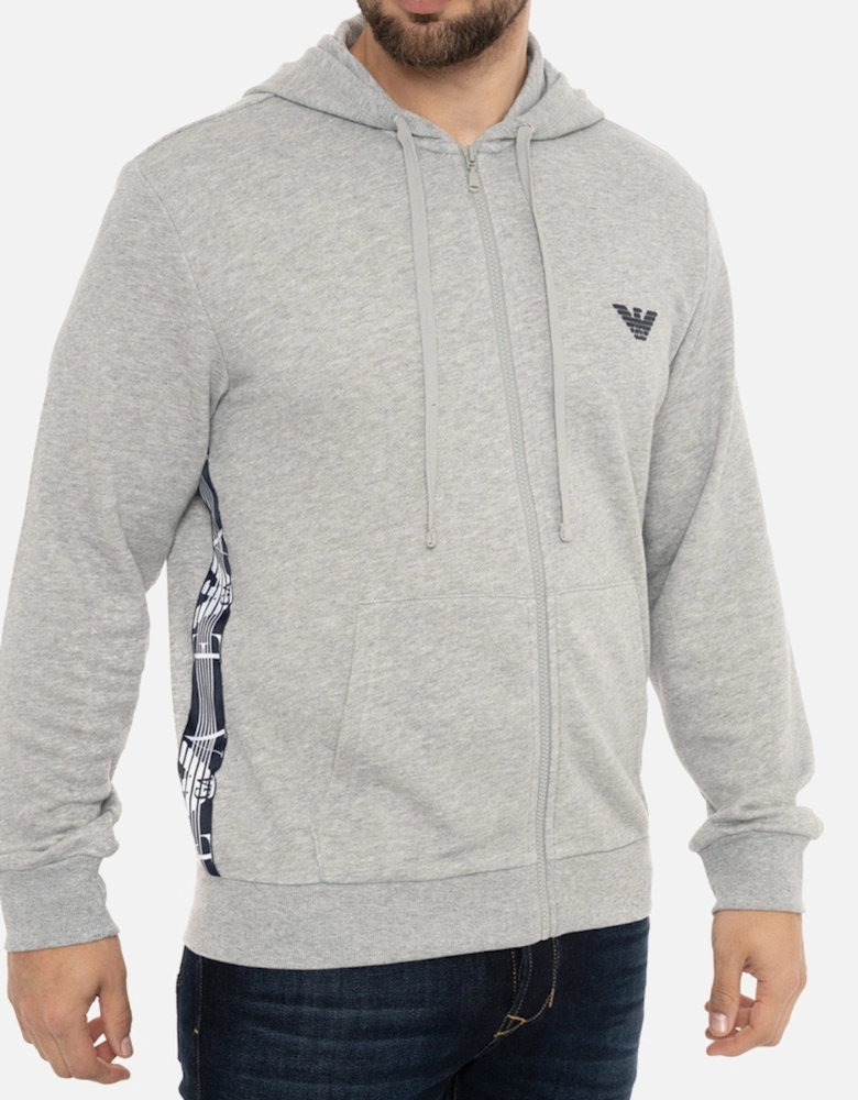 Underwear Mens Side Logo Hoodie (Grey)