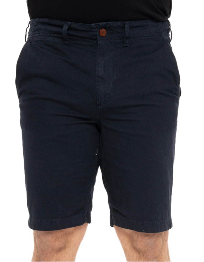 Mens Vintage Officer Chino Shorts (Eclipse)