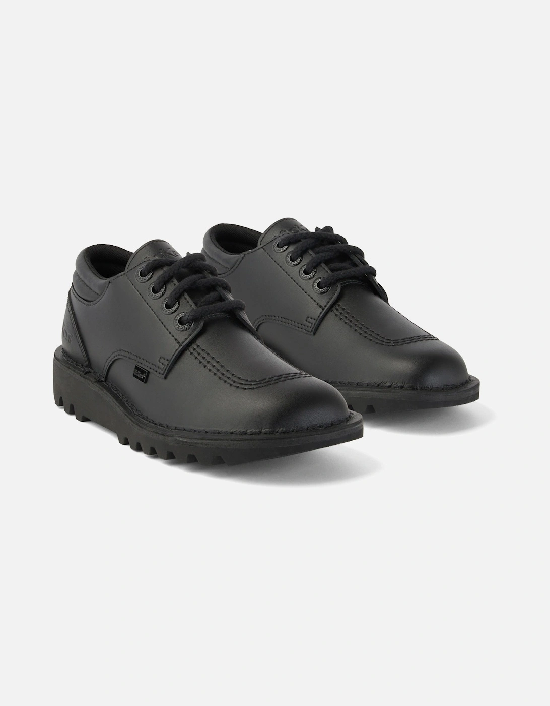 Youths Kick Lo Padded Shoes (Black)