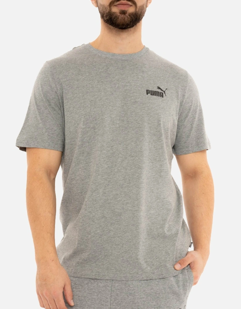 Mens Essential Small Logo T-Shirt (Grey)