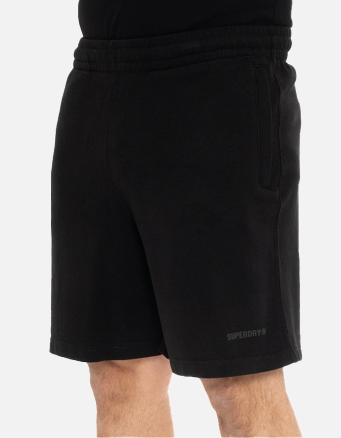 Mens Code Essential Overdyed Shorts (Black), 7 of 6