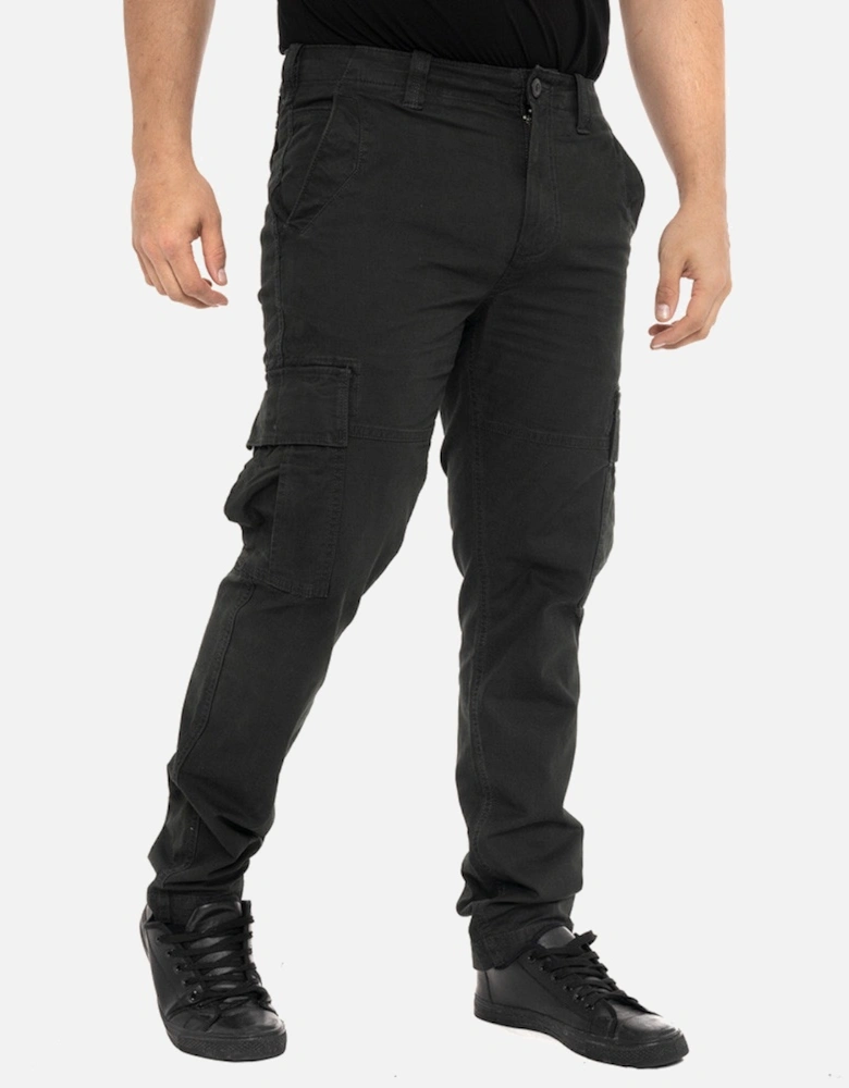 Mens Core Cargo Pants (Black)