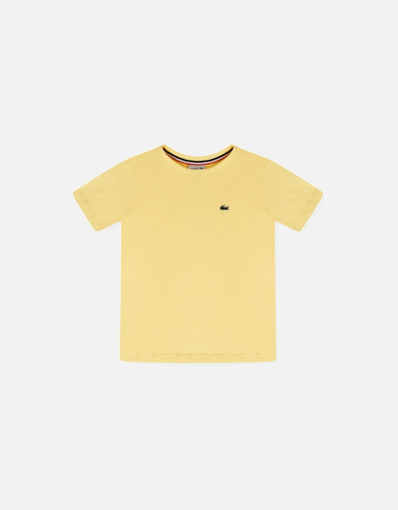 Juniors Plain T-Shirt (Lemon)