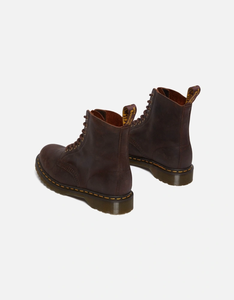 Dr. Martens Mens Pascal Wax Leather Boots (Brown)