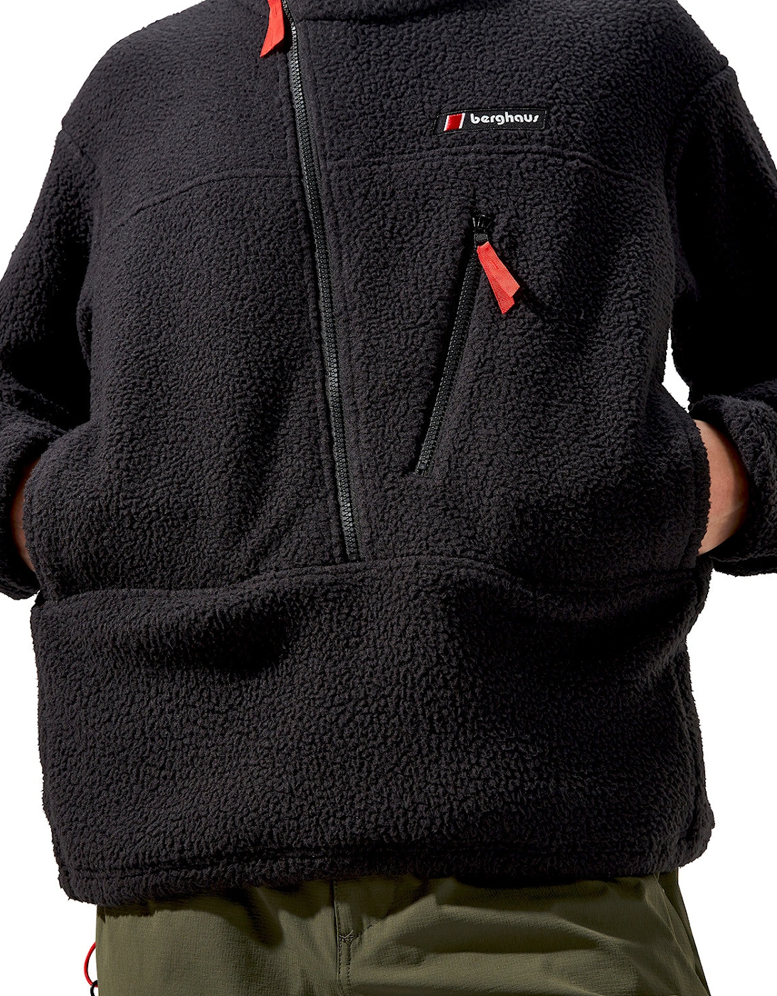 Mens Smock 2000 Fleece Sweatshirt (Black)