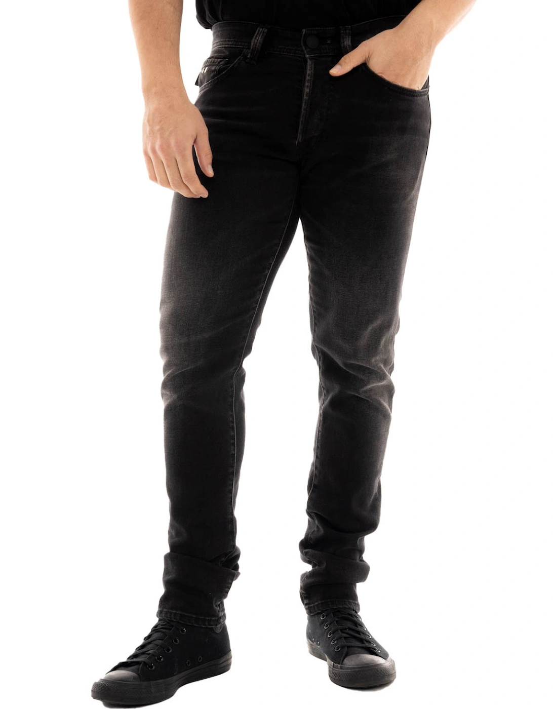 Mens 19-80 Darus Jeans (Black), 4 of 3