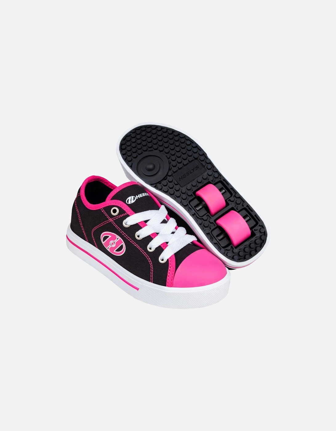 Youths X2 Classic Trainers (Black/Pink), 4 of 3