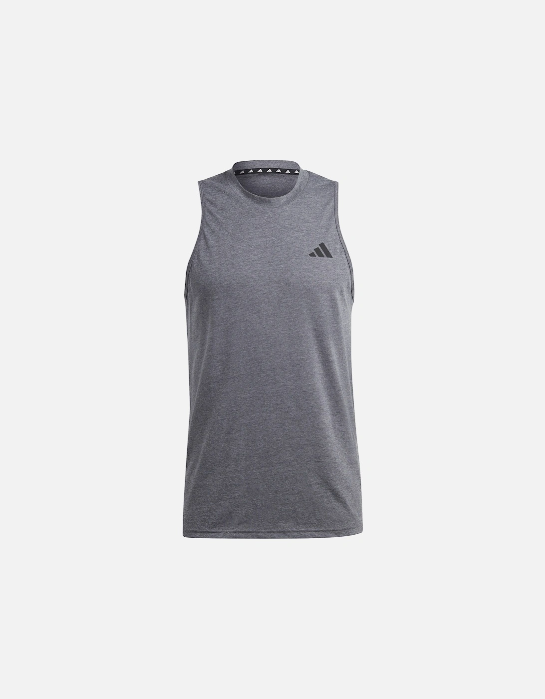 Mens Training Sleeveless T-Shirt (Grey), 7 of 6