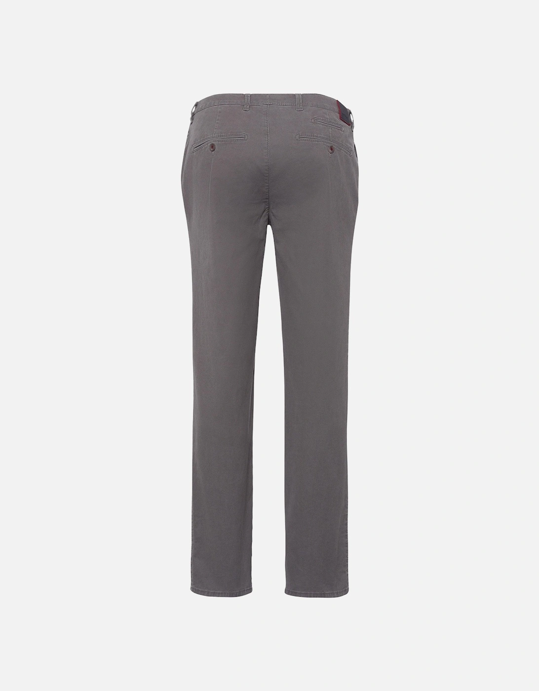 Mens Fabio Hi-Flex Cotton Trousers (Grey)