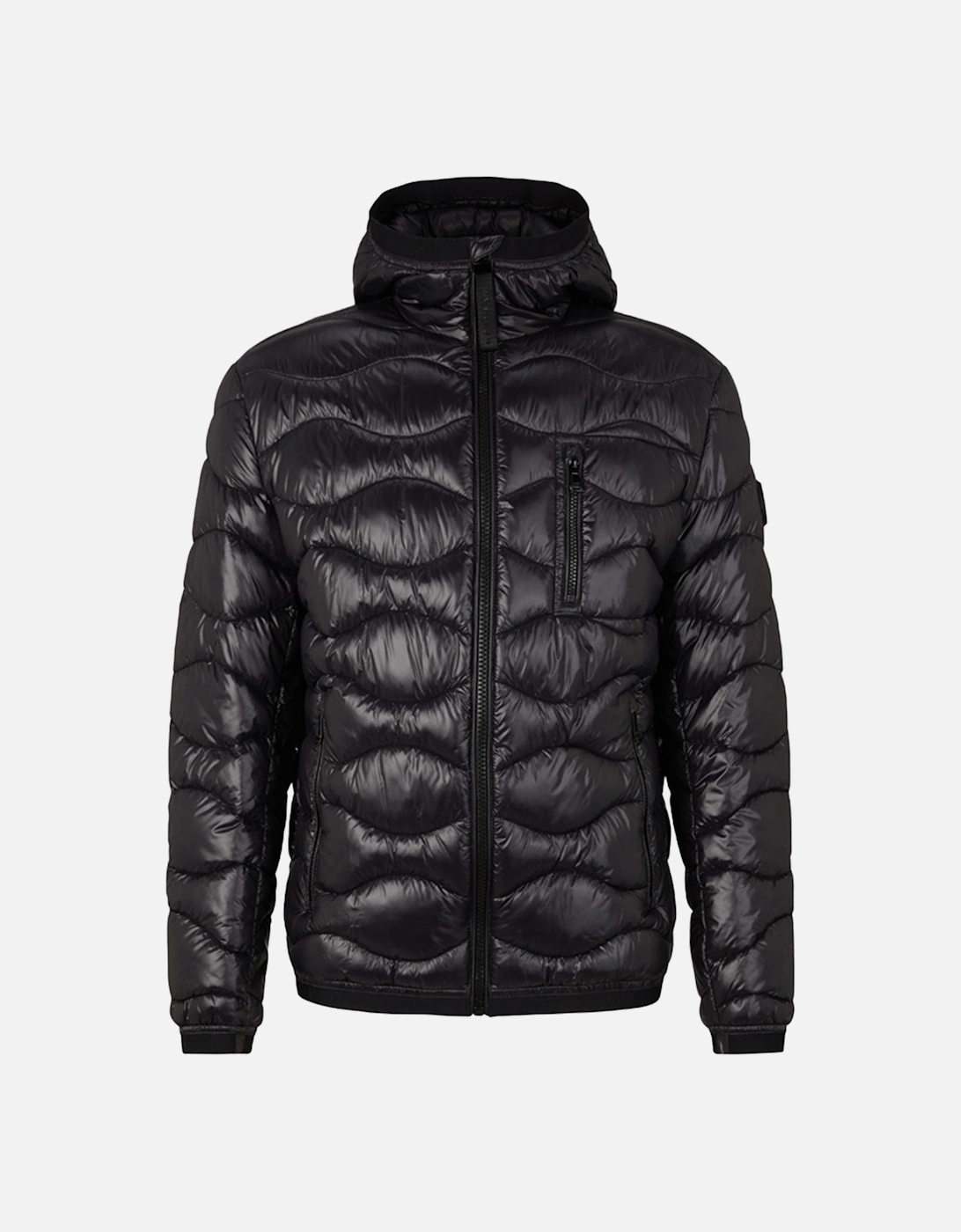 Joop Mens Abano Quilted Puffer Hooded Jacket (Black), 9 of 8