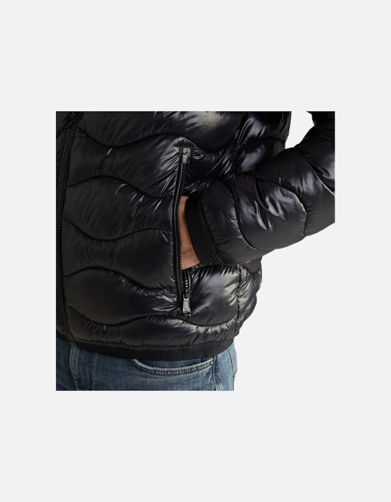 Joop Mens Abano Quilted Puffer Hooded Jacket (Black)