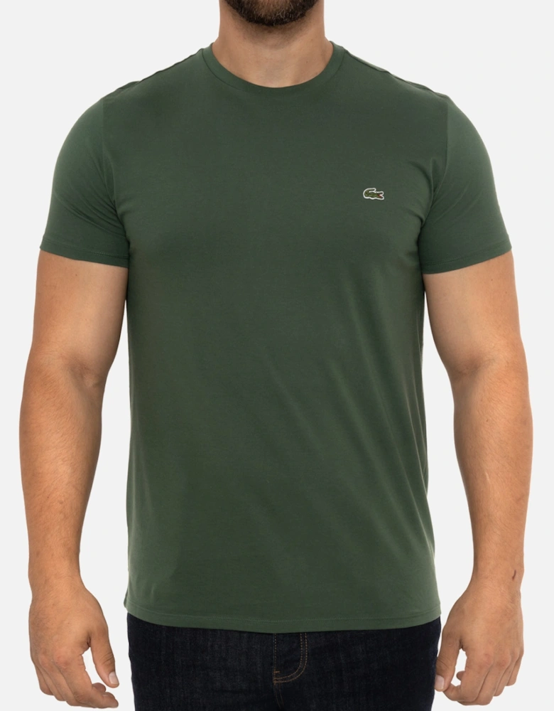 Mens Plain Crew T-Shirt (Green)