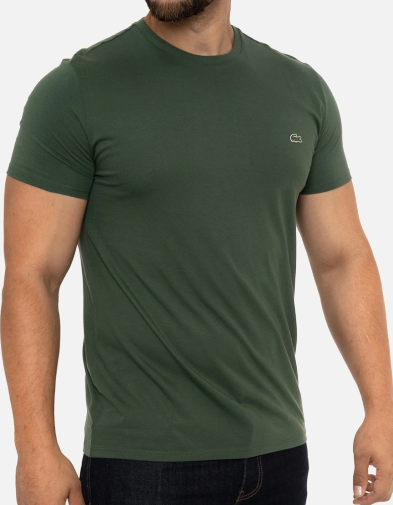 Mens Plain Crew T-Shirt (Green)