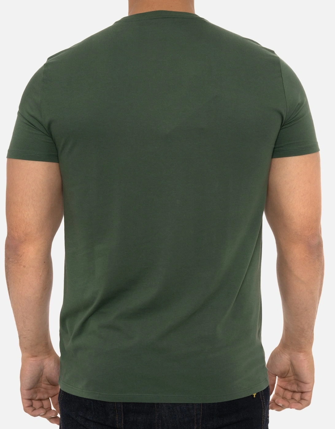 Mens Plain Crew T-Shirt (Green)