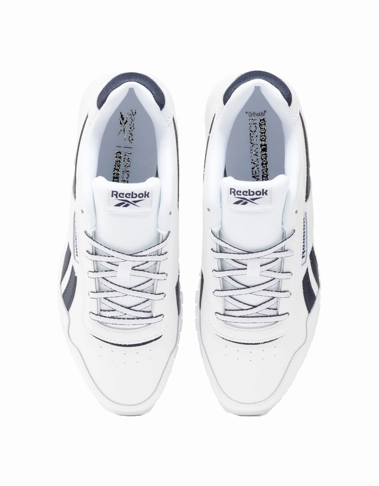 Mens Glide Trainers (White/Navy)