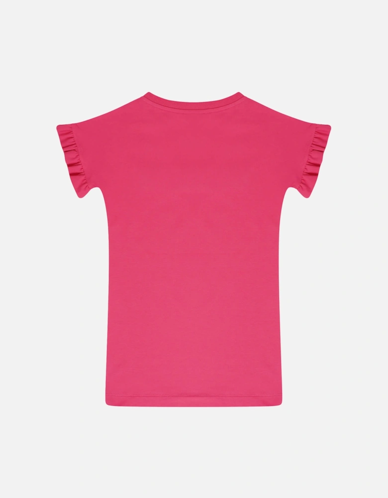 Juniors Strawberry Logo Dress (Pink)