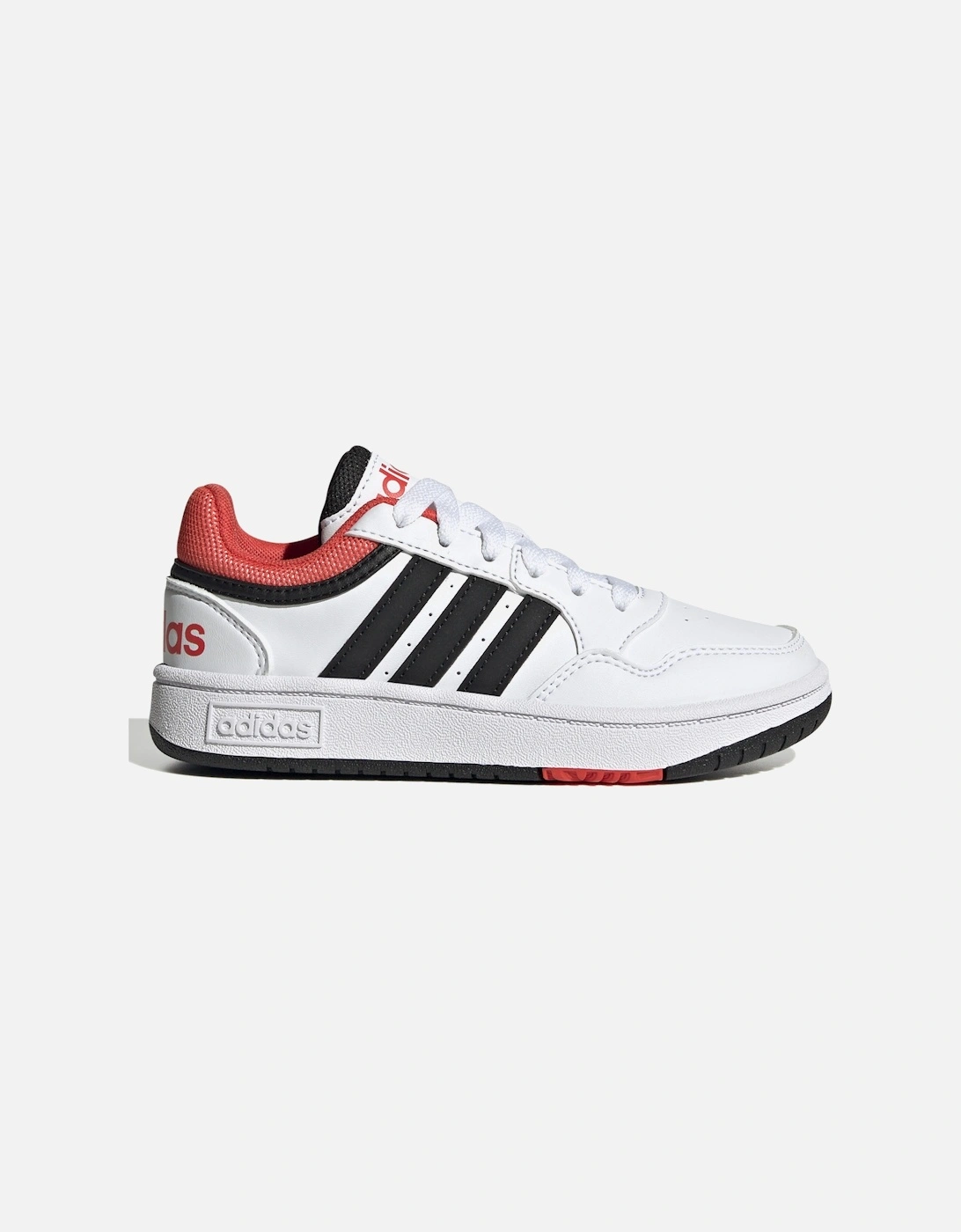 Youths Hoops 3.0 Trainers (White/Red), 9 of 8