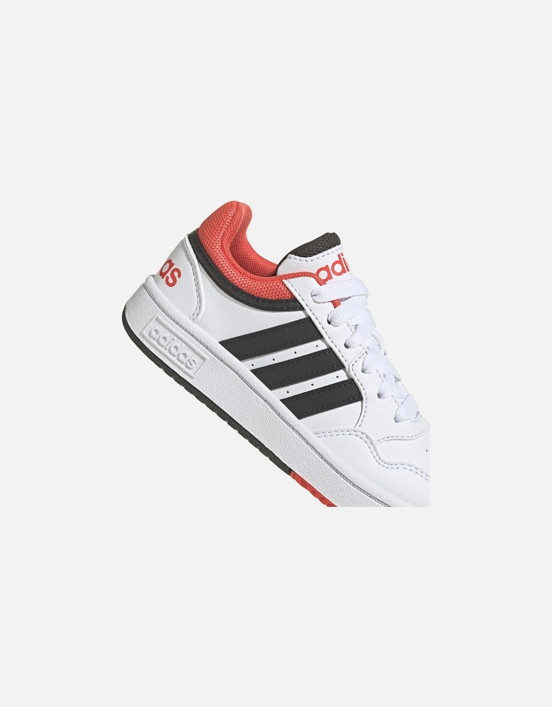 Youths Hoops 3.0 Trainers (White/Red)