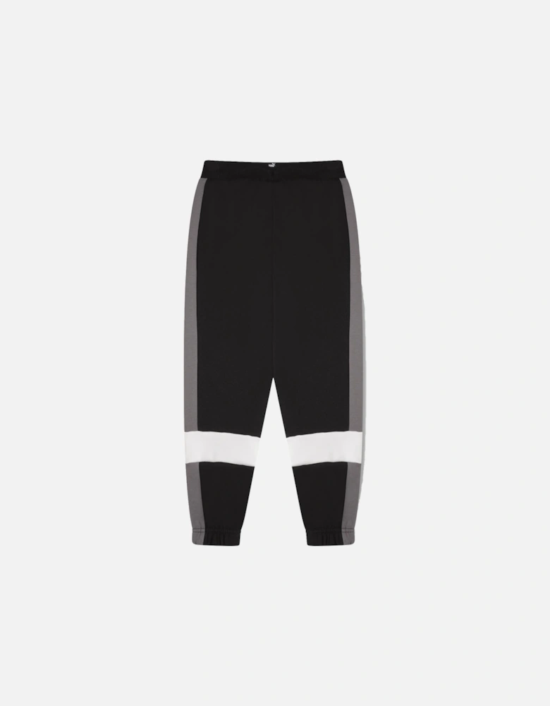 Juniors Colourblock Joggers (Black)