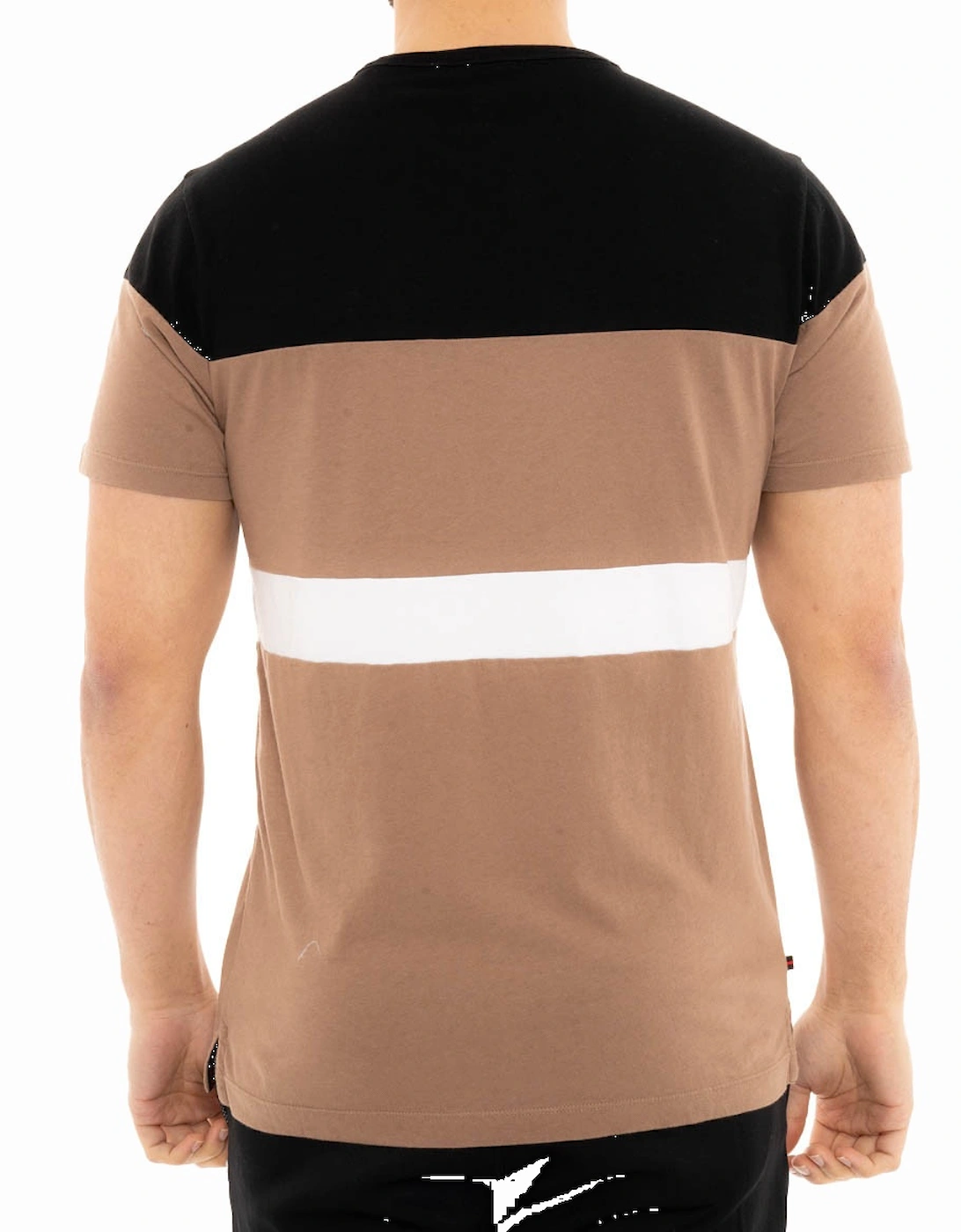 LUKE Mens Archive Toto Colour Block T-Shirt (Champagne)