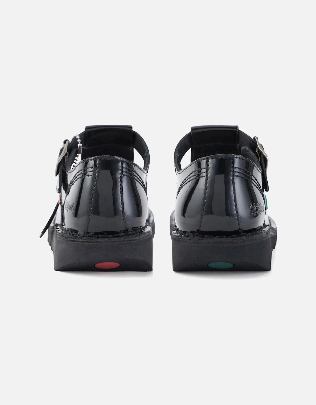 Womens Aztec Patent Sandals (Black)