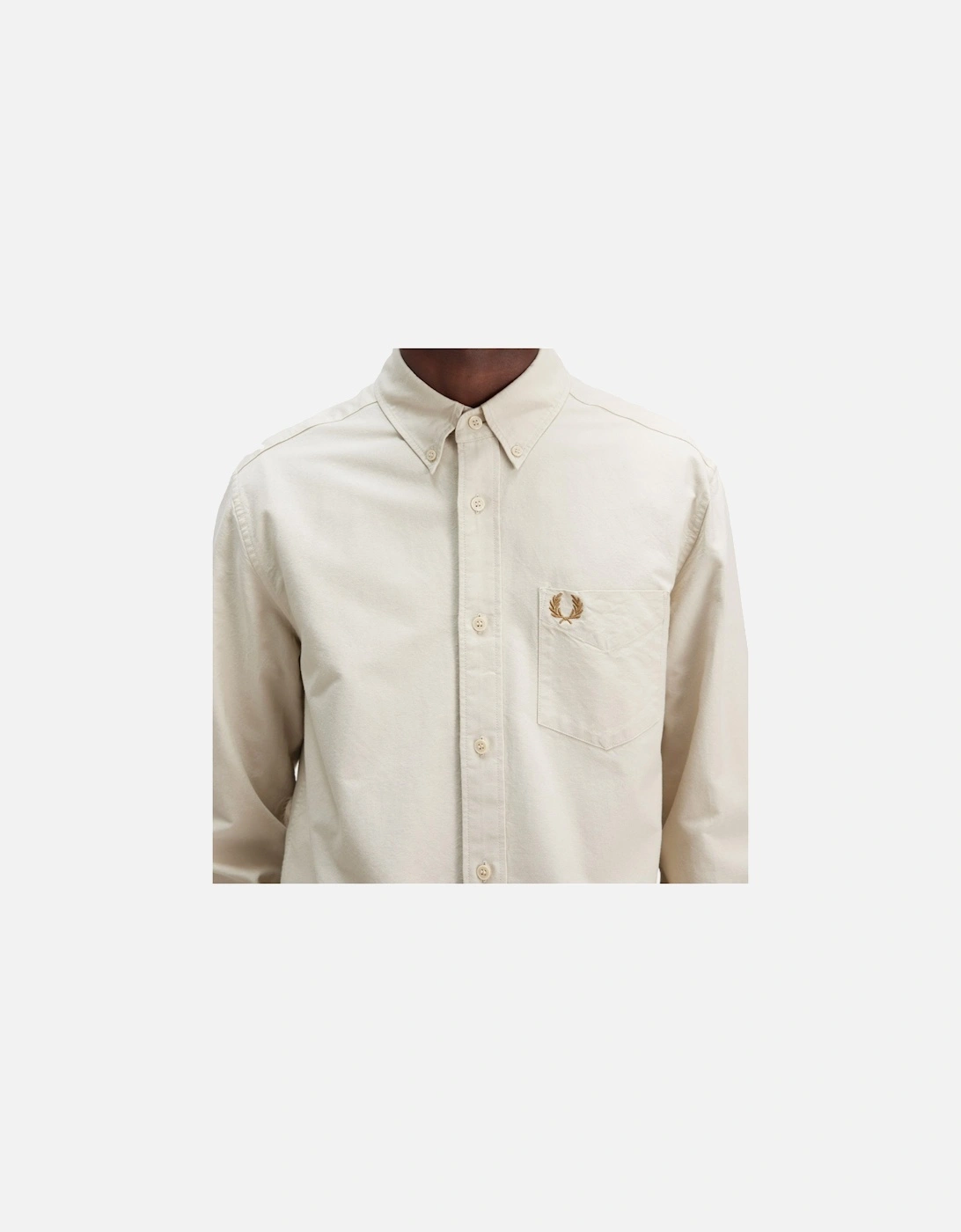 Mens Oxford Shirt (Oatmeal)