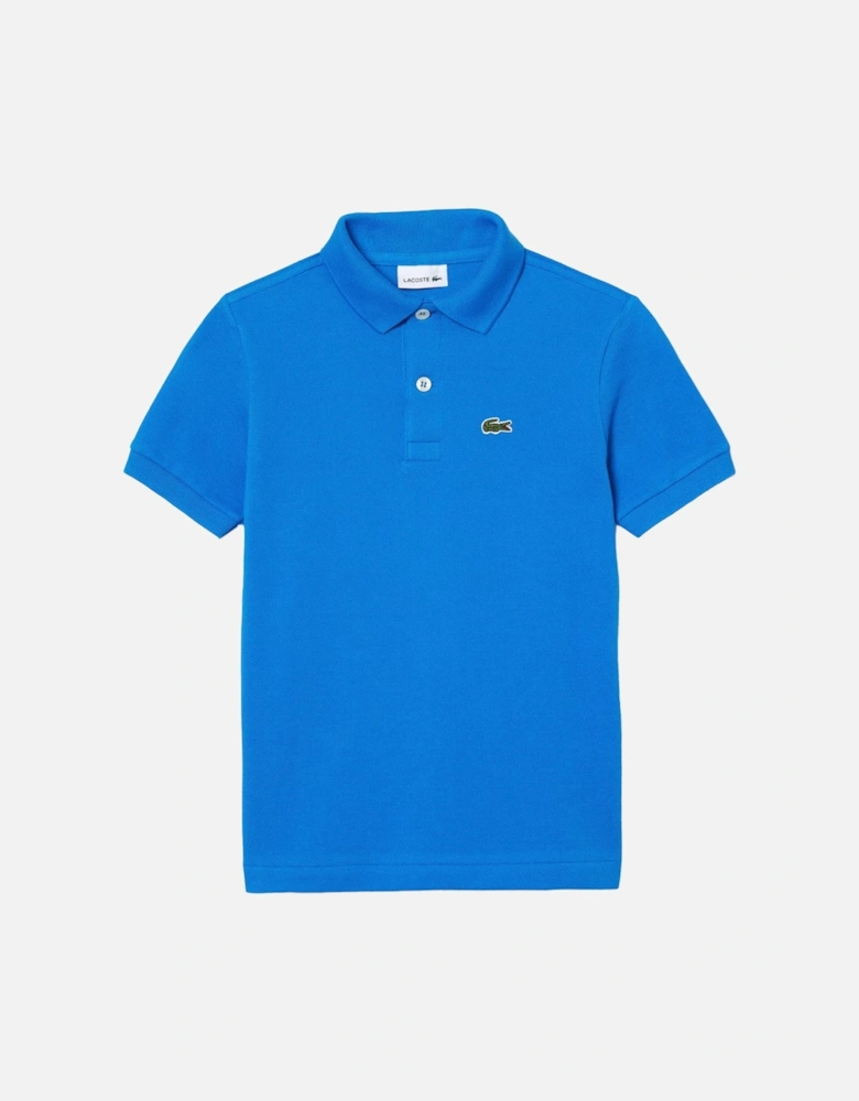 Juniors Plain Polo Shirt (Blue)