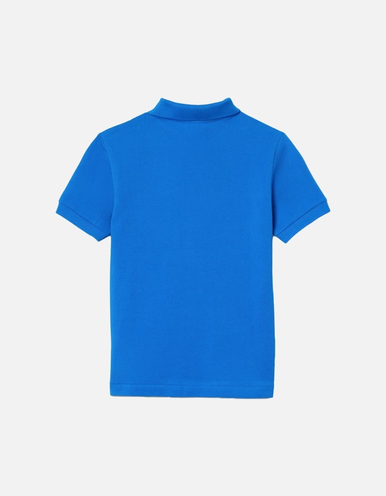 Juniors Plain Polo Shirt (Blue)