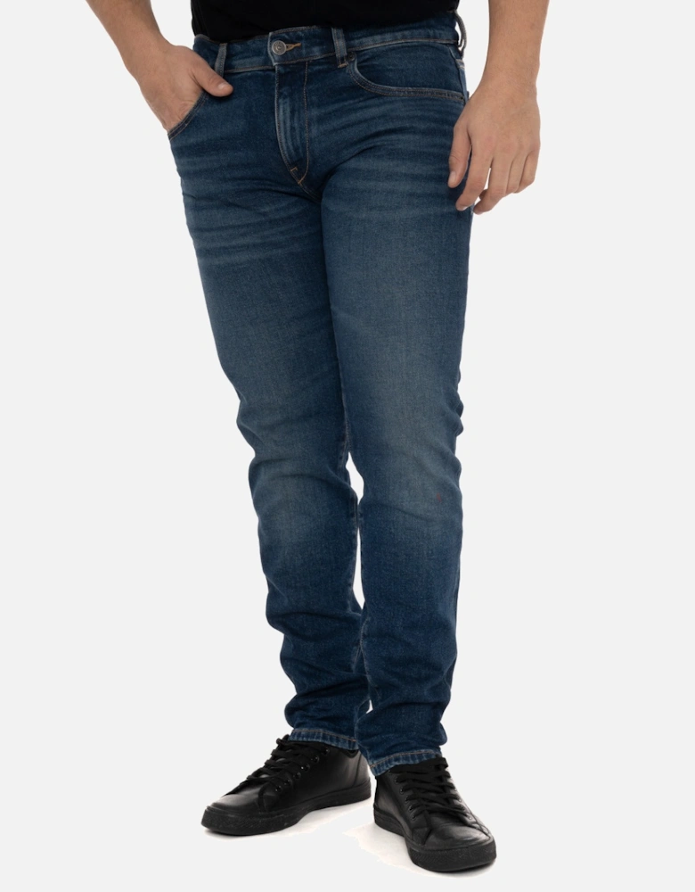 Mens D-Strukt Slim Fit Jeans (Blue)