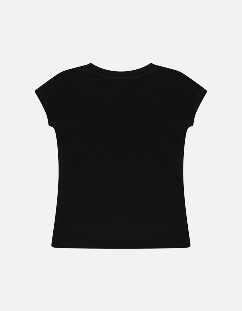 Juniors Toy Applique T-Shirt (Black)