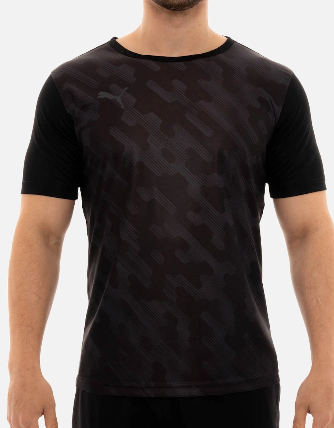 Mens Individual Rise Graphic Top (Black), 4 of 3