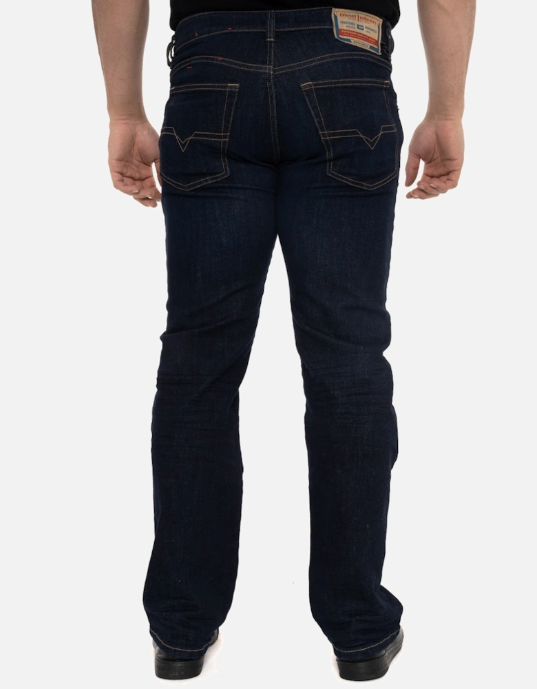 Mens D-Mihtry Regular Fit Jeans (Dark Blue)