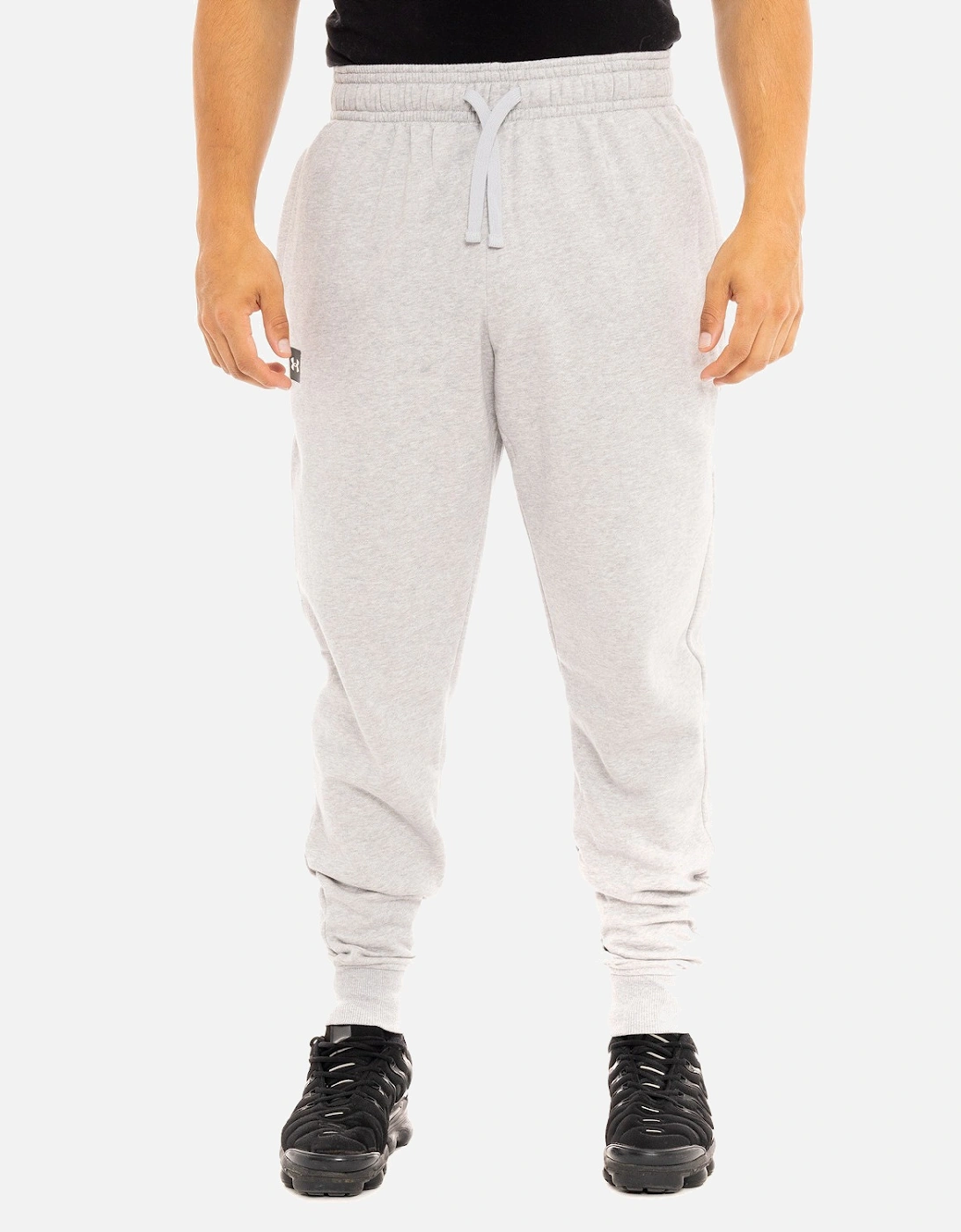 Mens Rival Fleece Joggers (Light Grey), 8 of 7