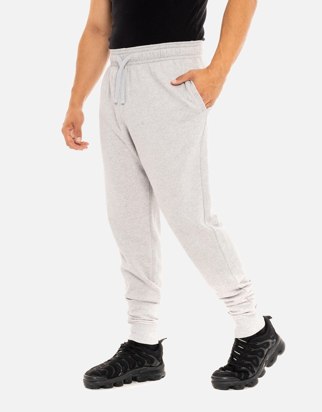 Mens Rival Fleece Joggers (Light Grey)