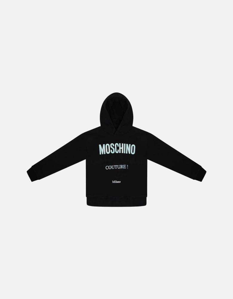 Juniors Long Sleeve Hoodie (Black)