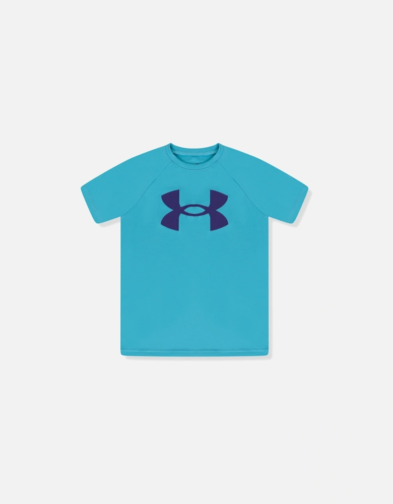 Juniors Big Logo T-Shirt (Blue)
