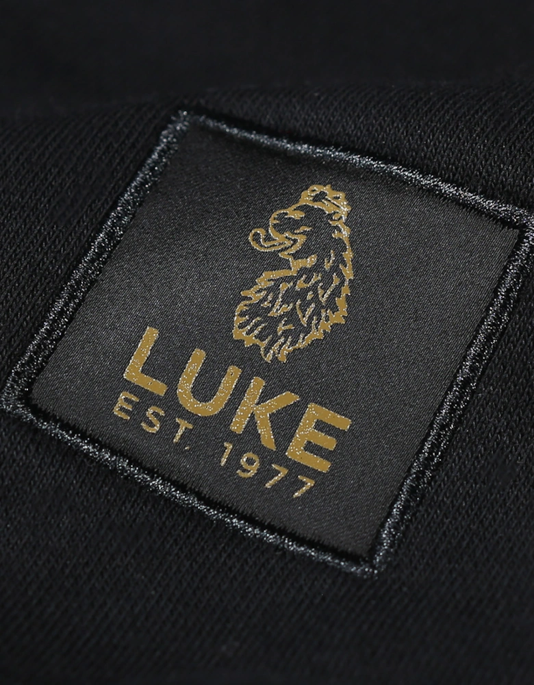 Luke Mens Burma Patch Sweatshirt (Black)
