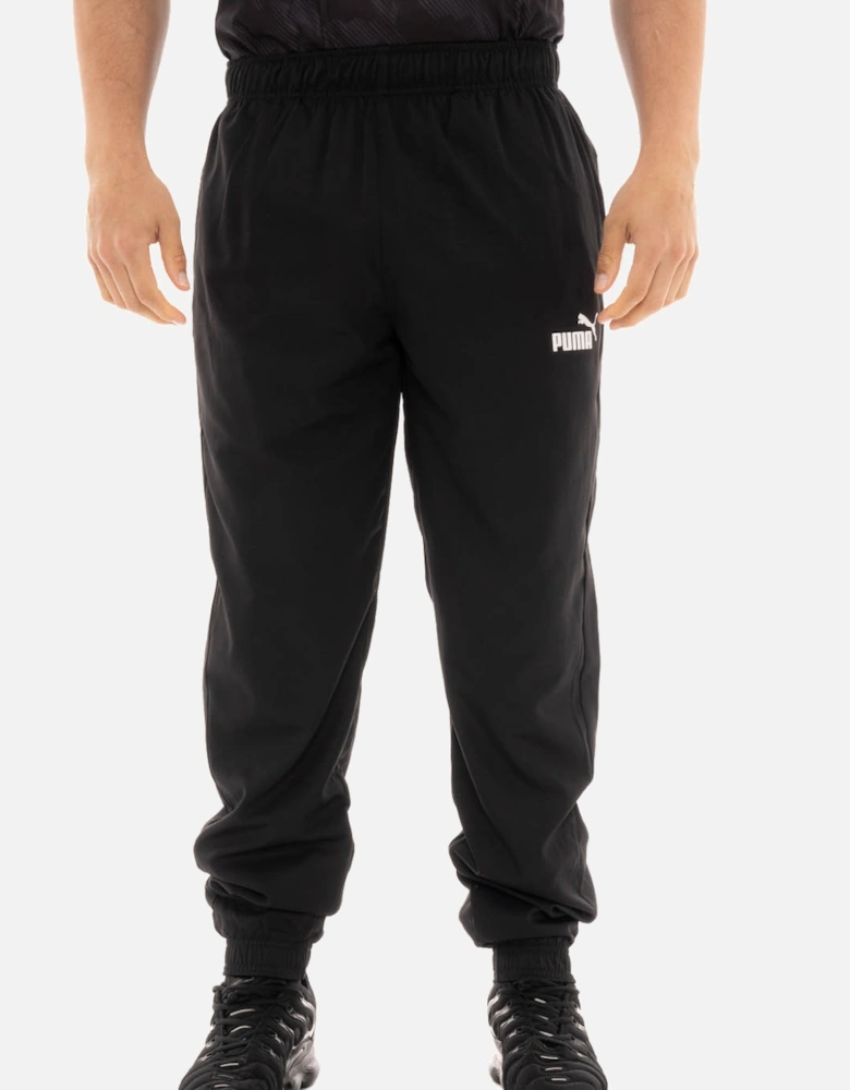 Mens Active Woven Jogger Pants (Black)