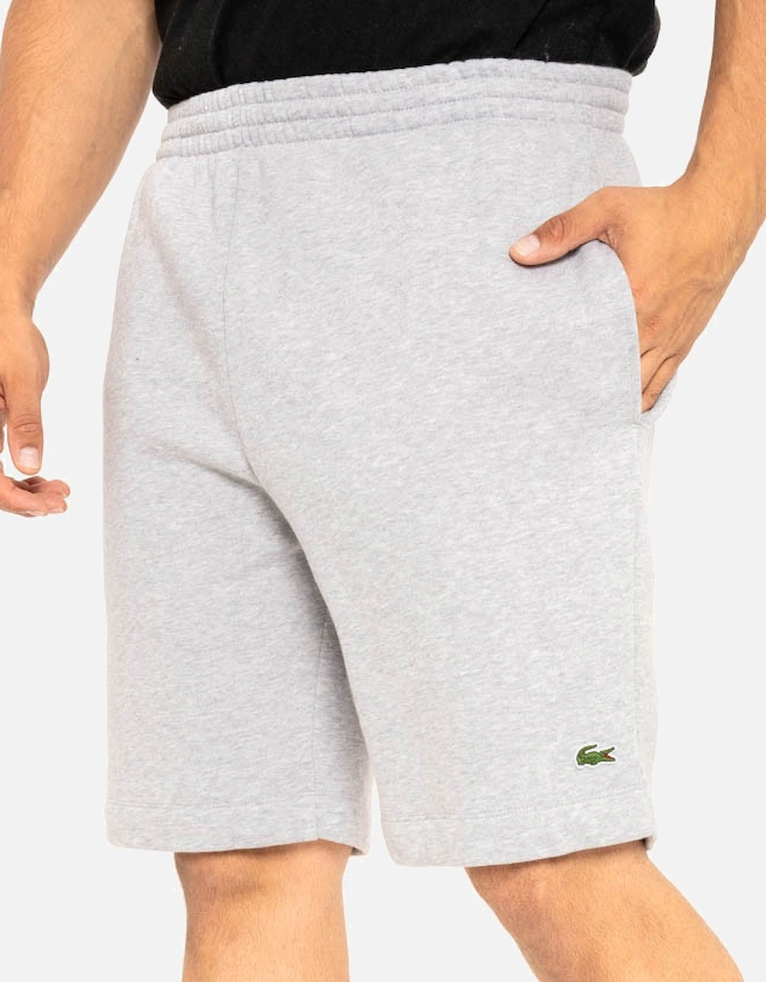 Mens Fleece Shorts (Grey), 7 of 6