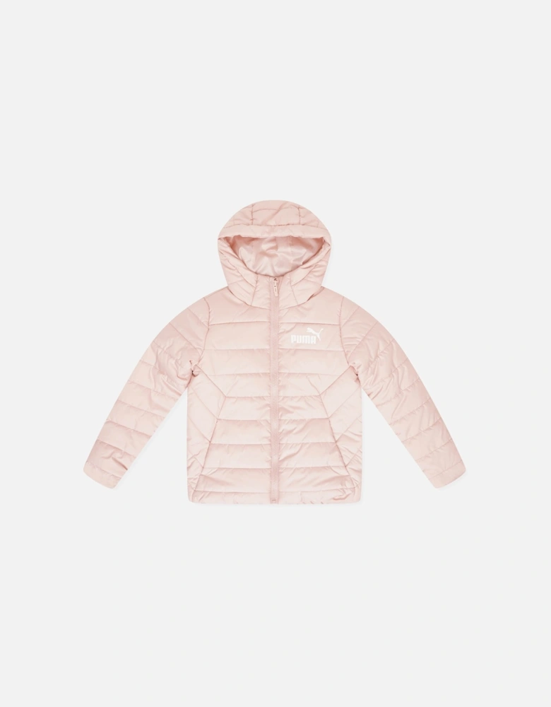 Youths Essential Hooded Padded Jacket (Rose)