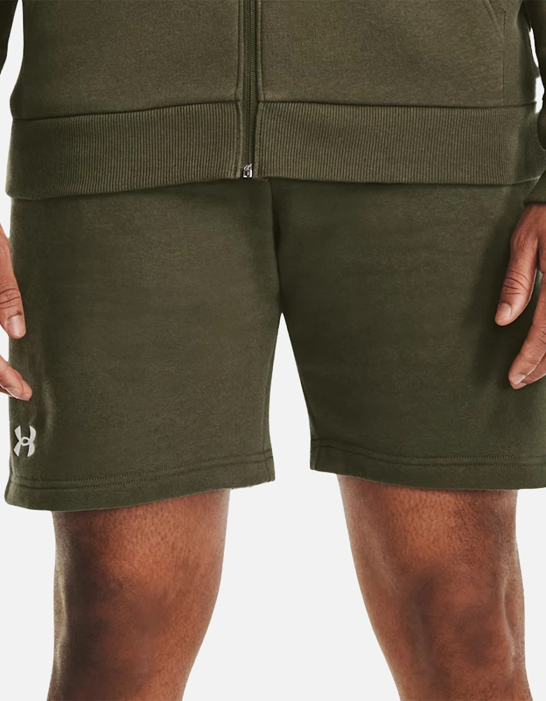 Mens Rival Fleece Shorts (Marine Green)