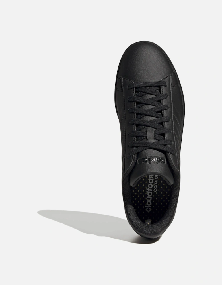 Mens Grand Court Trainers (Black)