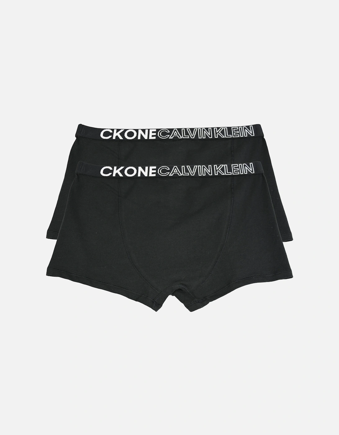 CK One Juniors 2-Pack Boxer Shorts (Black)